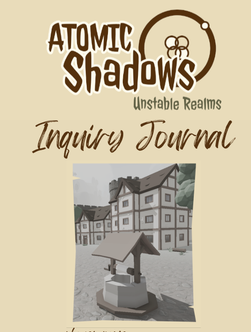 Atomic Shadows inquiry journal cover