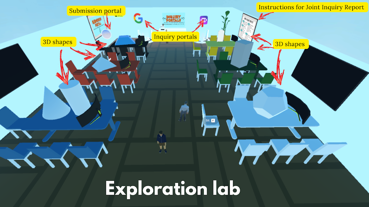 Human-AI interaction space in Math City 1.0